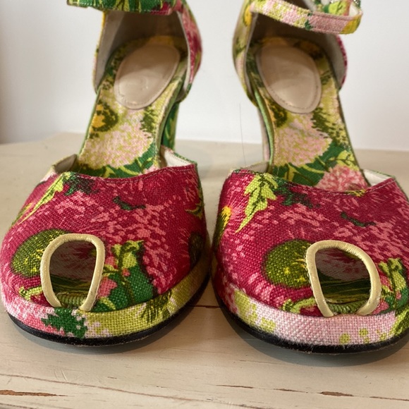 Rada Floral Print Shoes 36 Anthropologie 🌿🌺 - Picture 8 of 10